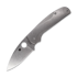 Handle scales Flytanium Titanium Lotus Scales for Spyderco Shaman - Stonewash