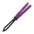Flytanium Zenith Trainer - Nebula Purple / Black balisong trainer