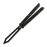 Balisong trainer Flytanium Zenith Trainer - Void Black / Black