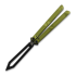 Balisong trainer Flytanium Zenith Trainer - Volt Lime / Black