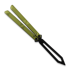 Balisong trainer Flytanium Zenith Trainer - Volt Lime / Black