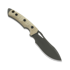 Cuțit Fobos Knives Tier1-Mini, Micarta Natural - Black Liner, PVD