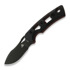Нож Fobos Knives Tier1-Mini Mini, G10 Black - Red Liner, чёрный