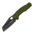 Fox Edge - Crew Reverse Tanto - Blackwash - G10, roheline
