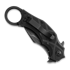 Fox Edge The Claw Tanto sulankstomas peilis, juoda
