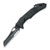 Fox Knives A.L.S.R 2 sulankstomas peilis, sheepfoot, juoda FX-447SFB