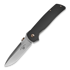 Fox Knives ATCF Original Gangster - Micarta 접이식 나이프, 검정 FX-ATC-OG01LMB