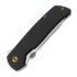 Fox Knives ATCF Original Gangster - Micarta 접이식 나이프, 검정 FX-ATC-OG01LMB
