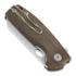 Fox Knives Baby Core sulankstomas peilis, natural micarta FX-608MC