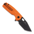 Fox Knives Core Tanto Black sulankstomas peilis, FRN, oranžinėnge FX-612ORB