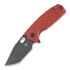 Fox Knives Core Tanto Black sulankstomas peilis, FRN, raudona FX-612RB