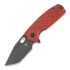Coltello pieghevole Fox Knives Core Tanto Black, FRN, rosso FX-612RB