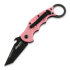 Fox Knives Dart G10 XT sulankstomas peilis, pink FX-597XTPINK