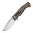 Fox Knives Eastwood Tiger sulankstomas peilis, bronze titanium FX-524TIZW