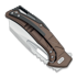 Fox Knives Kronos - Alluminium Bronze sulankstomas peilis FX-552ALBR