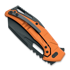 Fox Knives Kronos - Alluminium Orange sulankstomas peilis FX-552ALBOR