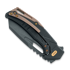 Coltello pieghevole Fox Knives Kronos - Carbon Fiber Dark Matter FX-552ALCF