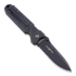 Fox Knives Predator II kääntöveitsi, musta, combo terä FX-FP2BSG10
