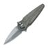 Fox Knives - Saturn Flipper - Stonewash - Micarta, roheline