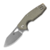 Fox Knives Yaru Micarta Linerlock sulankstomas peilis, žalia FX-527LIMOD