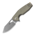 Coltello pieghevole Fox Knives Yaru Micarta Linerlock, verde FX-527LIMOD