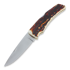 G. Sakai Stag Hunter 折叠刀, amber stag