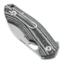 GiantMouse ACE Biblio Black-Grey Canvas Micarta kääntöveitsi