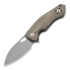 GiantMouse ACE Biblio Green Canvas Micarta kääntöveitsi