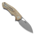 GiantMouse ACE Biblio Natural Canvas Micarta kääntöveitsi