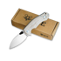 GiantMouse ACE Biblio Natural Canvas Micarta sulankstomas peilis