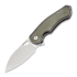 GiantMouse ACE Biblio Ti kääntöveitsi, Green Micarta Lamnia Exclusive