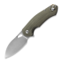 Складной нож GiantMouse ACE Biblio XL green canvas micarta