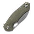 GiantMouse ACE Biblio XL green canvas micarta 折叠刀
