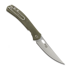 GiantMouse ACE Bleecker sulankstomas peilis, Green Canvas Micarta