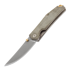 GiantMouse ACE Clyde sulankstomas peilis, green canvas micarta