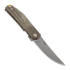 GiantMouse ACE Clyde sulankstomas peilis, green canvas micarta