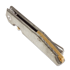 GiantMouse ACE Clyde sulankstomas peilis, green canvas micarta