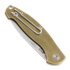 GiantMouse ACE Farley Slipjoint folding knife, Brass