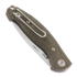 GiantMouse ACE Farley Slipjoint folding knife, Green canvas