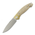 GiantMouse - ACE Farley V2 Slipjoint Bolstered - Natural Canvas Micarta