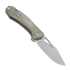 GiantMouse ACE Grand Green Canvas Micarta kääntöveitsi