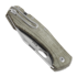GiantMouse ACE Grand Green Canvas Micarta sulankstomas peilis