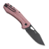 GiantMouse ACE Grand M390 Red Canvas Micarta סכין מתקפלת