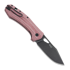 GiantMouse ACE Grand M390 Red Canvas Micarta Taschenmesser