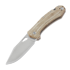 Coltello pieghevole GiantMouse ACE Grand Natural Canvas Micarta