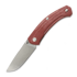 GiantMouse ACE Iona V2 Red Linen Micarta sulankstomas peilis