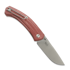 GiantMouse ACE Iona V2 Red Linen Micarta kääntöveitsi