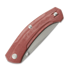 GiantMouse ACE Iona V2 Red Linen Micarta sulankstomas peilis