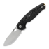 GiantMouse ACE Jagt kääntöveitsi, black canvas micarta