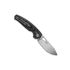 GiantMouse ACE Jagt sulankstomas peilis, black canvas micarta
